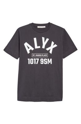 1017 ALYX 9SM Arch Logo Graphic Tee in Black