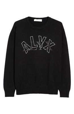 1017 ALYX 9SM Arch Logo Sweater in Black
