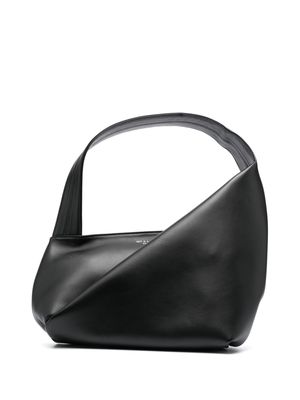 1017 ALYX 9SM asymmetric leather shoulder bag - Black