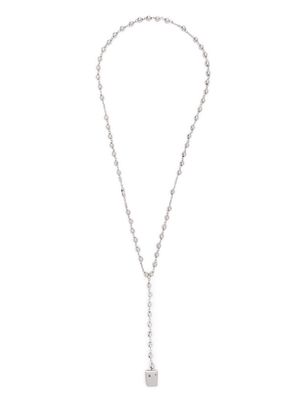 1017 ALYX 9SM bead-stud embellished necklace - Silver