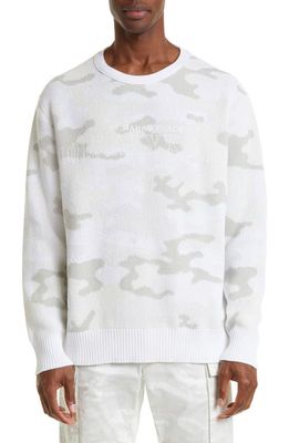 1017 ALYX 9SM Camo Cotton Blend Sweater in Mty0001 Camo Black/Grey