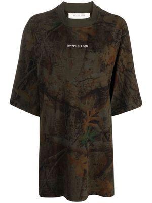 1017 ALYX 9SM camouflage cotton T-shirt - Green