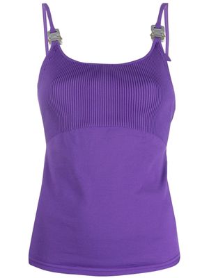 1017 ALYX 9SM Disco buckle-detail knitted top - Purple