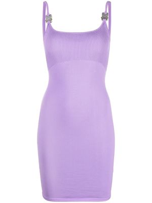 1017 ALYX 9SM Disco rib-knit mini dress - Purple