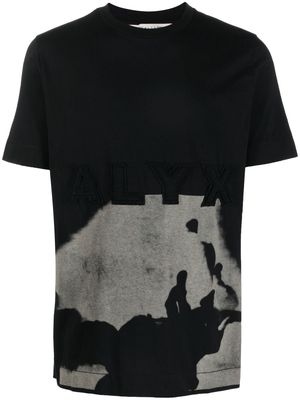 1017 Alyx 9SM embroidered logo graphic-print T-shirt - Black