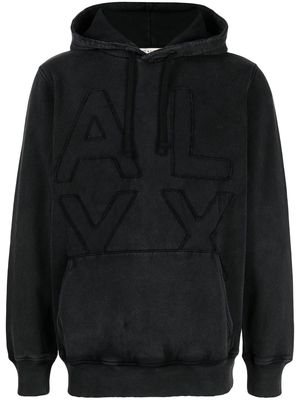 1017 ALYX 9SM embroidered-logo hoodie - Black
