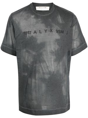 1017 ALYX 9SM graphic-print cotton-blend T-Shirt - Black