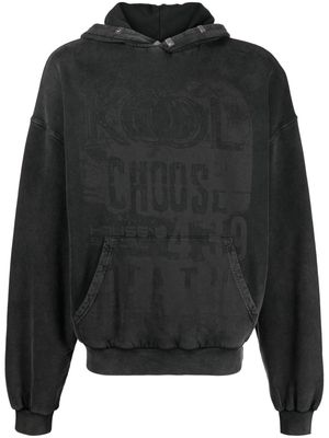 1017 ALYX 9SM graphic-print cotton hoodie - Grey