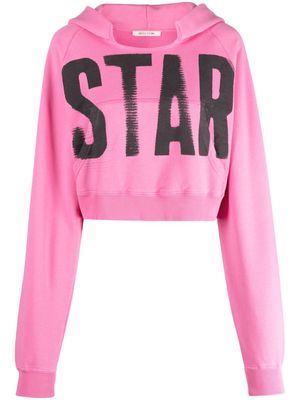 1017 ALYX 9SM graphic-print cropped hoodie - Pink
