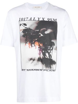 1017 ALYX 9SM graphic-print short-sleeved T-shirt - White