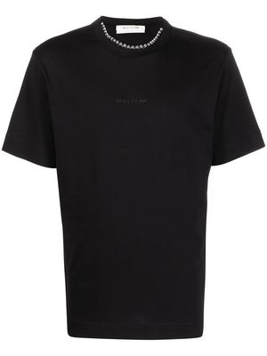 1017 ALYX 9SM hardware-embellished collar cotton T-shirt - Black