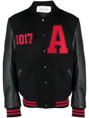 1017 ALYX 9SM logo-appliqué bomber jacket - Black