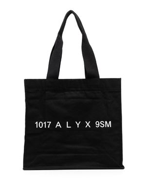 1017 ALYX 9SM logo canvas tote bag - Black