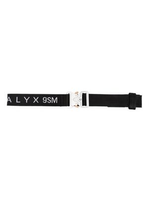 1017 ALYX 9SM logo-jacquard buckle-fastening belt - Black