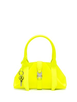1017 ALYX 9SM logo-patch leather mini bag - Yellow