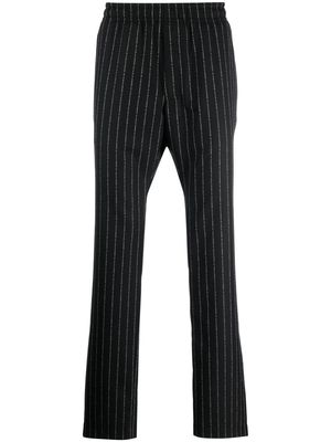 1017 ALYX 9SM logo-pattern wool-blend trousers - Black