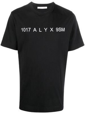 1017 ALYX 9SM logo-print crew-neck T-shirt - Black