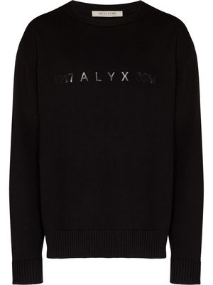 1017 ALYX 9SM logo-print long-sleeve sweatshirt - Black