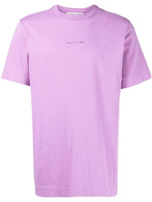 1017 ALYX 9SM logo-print short-sleeve T-shirt - Purple