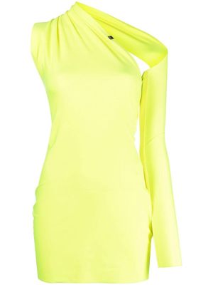 1017 ALYX 9SM one-sleeve minidress - Yellow