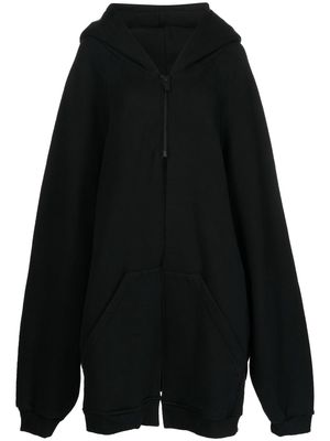1017 ALYX 9SM oversized short-zip hoodie - Black