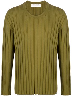 1017 ALYX 9SM ribbed-knit jumper - Green