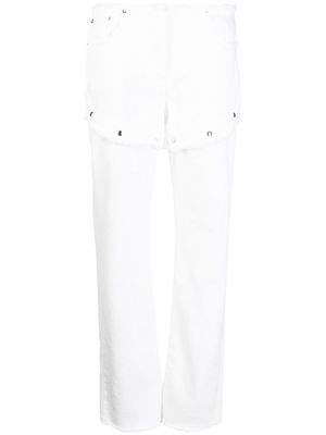 1017 ALYX 9SM short-overlay straight-leg trousers - White