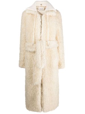 1017 ALYX 9SM single-breasted shearling coat - Neutrals