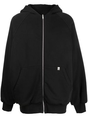 1017 ALYX 9SM slogan-print zip-up hoodie - Black