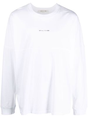 1017 ALYX 9SM spike-print cotton sweatshirt - White