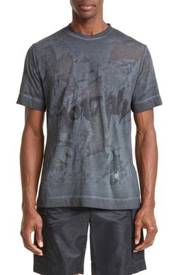1017 ALYX 9SM Translucent Graphic T-Shirt in Gry0001 Grey