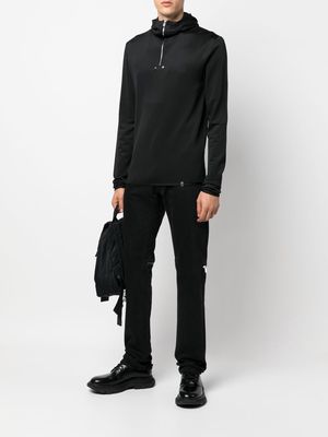 1017 ALYX 9SM zip-front hooded jacket - Black