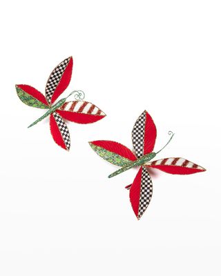 11.5" and 8" Nostalgia Butterflies, Set of 2
