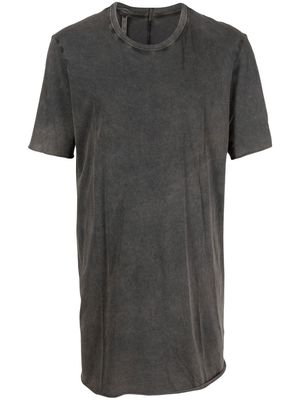 11 By Boris Bidjan Saberi distressed-effect cotton T-shirt - Grey