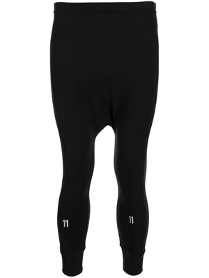 11 By Boris Bidjan Saberi drop-crotch cycling pants - Black