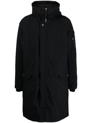 11 By Boris Bidjan Saberi J4 hooded windbreaker jacket - Black