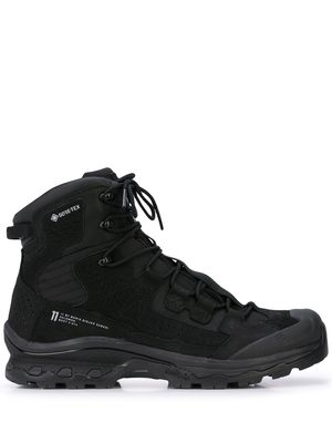 11 By Boris Bidjan Saberi lace-up mountaineering boots - Black