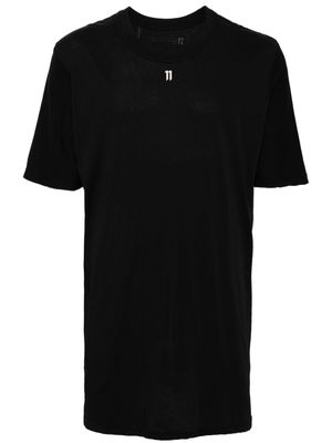 11 By Boris Bidjan Saberi logo tag cotton T-shirt - Black