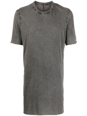 11 By Boris Bidjan Saberi long-length cotton T-shirt - Grey