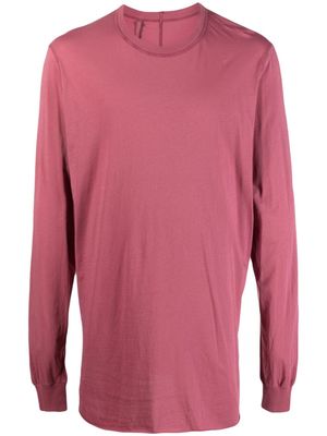 11 By Boris Bidjan Saberi long-sleeve cotton T-shirt - Pink