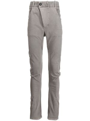 11 By Boris Bidjan Saberi mid-rise skinny trousers - Grey