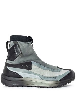 11 By Boris Bidjan Saberi zip-up hi-top sneakers - Grey