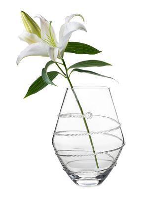 11" Clear Amalia Vase