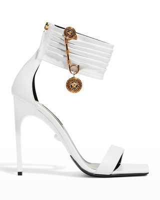110MM Versace Safety Pin Sandals