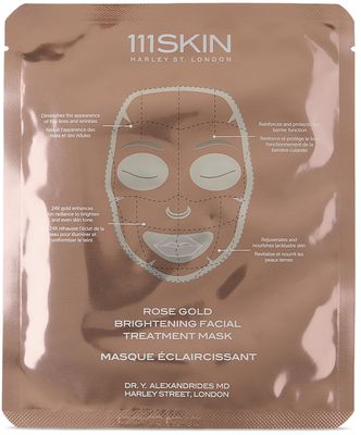 111 Skin Rose Gold Brightening Facial Treatment Mask, 0.85 oz