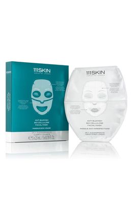 111SKIN 5-Count Anti-Blemish Bio-Cellulose Facial Mask in No Colordnu