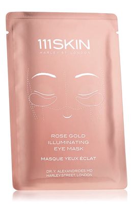 111SKIN Rose Gold Illuminating 8-Piece Eye Mask Box