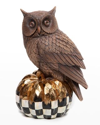 12.8" Woodland Perched Owl