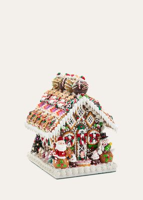 12" Medium Gingerbread House Christmas Decor - Limited Edition