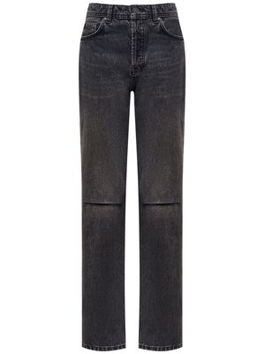 12 STOREEZ 323 straight-leg jeans - Black